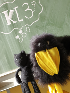 Maskottchen Klasse 3 Klassenfoto von Klasse 4